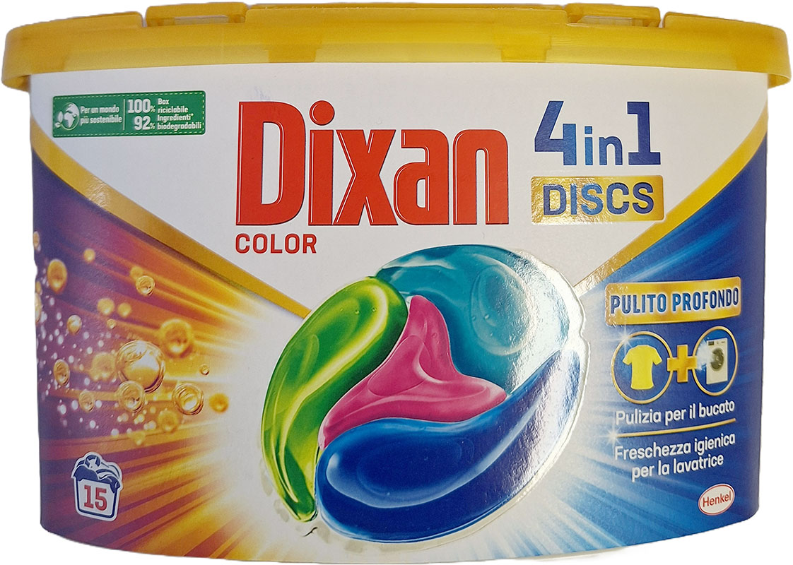 Dixan – kapsle na praní barevné prádlo | 15 praní, 375g
