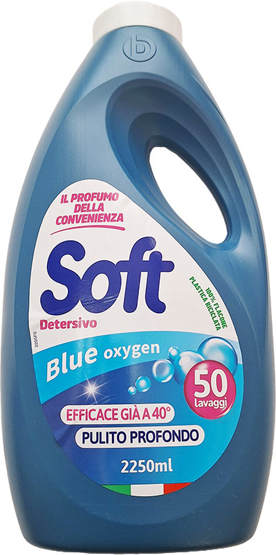 Soft Blue Oxygen – prací gel s aktivním kyslíkem | 50 praní, 2250ml