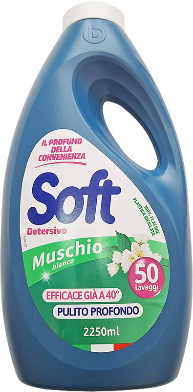 Soft Muschio Bianco – prací gel | 50 praní, 2250ml